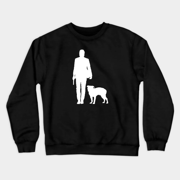 John White Crewneck Sweatshirt by nickbeta